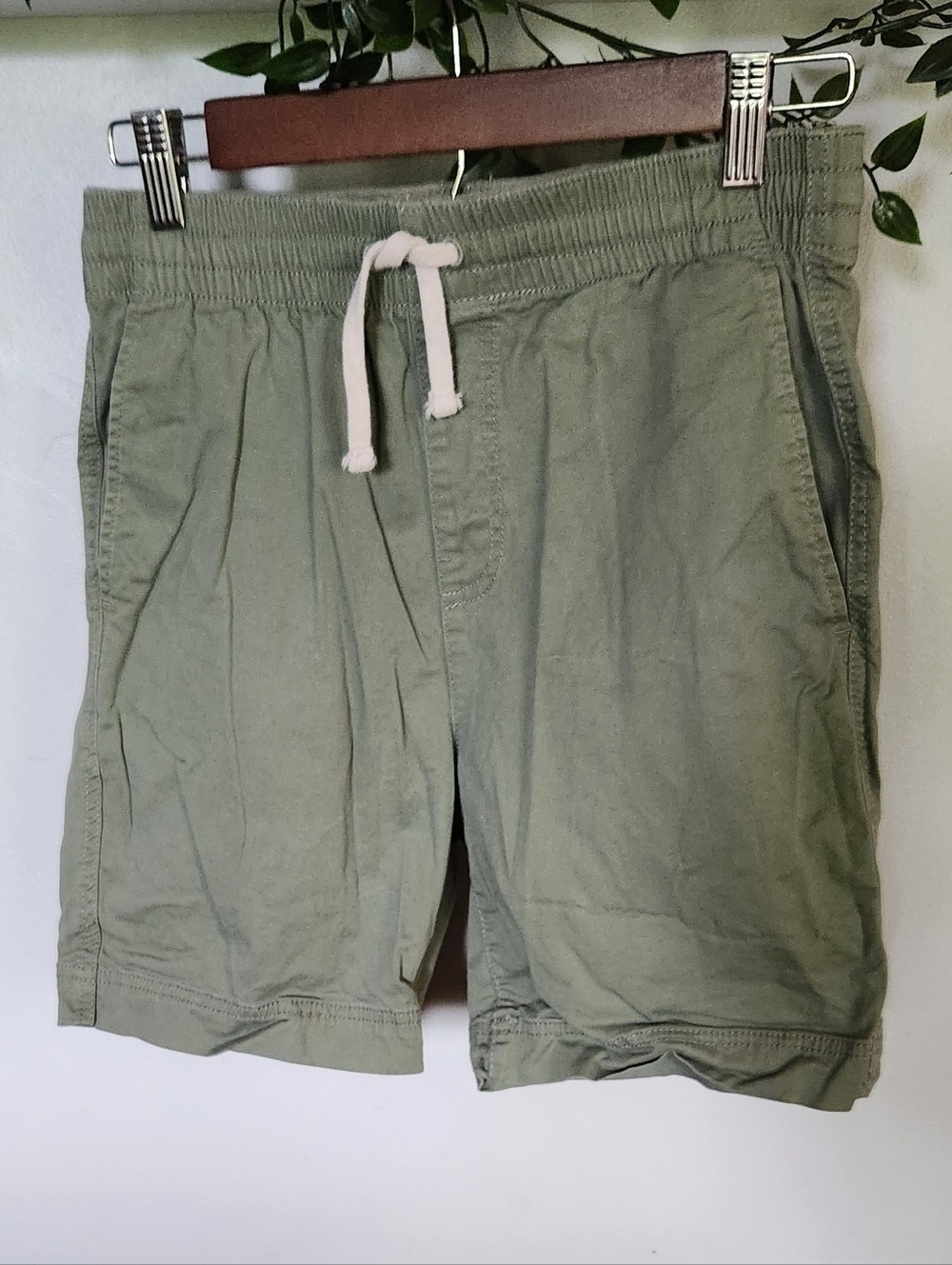 Falls Creek Olive Green Drawstring Women's Shorts
